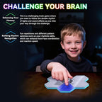 Light Up Memory Game Handheld Electronic Toys with Lights and Sound Effects, Smart Multi-Function Desktop Metronome, Puzzle Memory Rhythm Training Board Challenge for Kids Ages 3 4 5 6 and Up