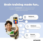 GiiKER Super Slide Puzzle Games, Original 500+ Challenges Brain Teaser Puzzle, Toys for Kids, Travel Games Birthday Gifts Easter Stocking Stuffers for Boys Girls, Activities for Road Trips - Lavender