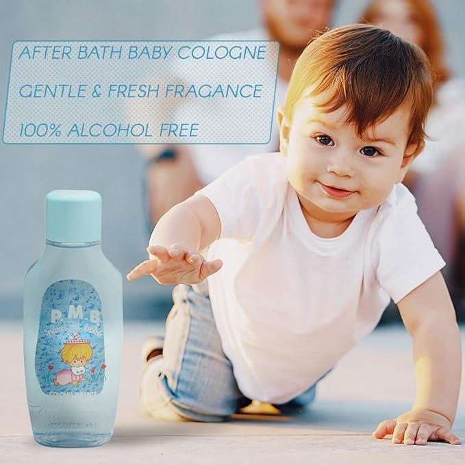 PMB Para Mi Bebe Baby Cologne. Original Scent. Alcohol Free. Gentle and Fresh Fragance for Your Baby. 25 Fl Oz / 750 ml. Pack of 4