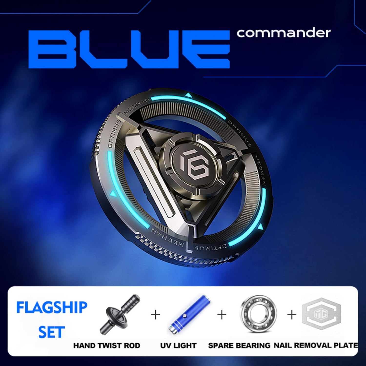 Fidget Spinner for Adults Big Heavy Metal Fidget Spinner Aswesome and Fast Fidget Spinner Longest Spinning with Stainless Steel Bearing R188