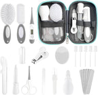Baby Healthcare and Grooming Kit for Newborn Kids, 24PCS Upgraded Safety Baby Care Kit, Newborn Nursery Health Care Set, Baby Care Product (Grey White)
