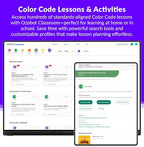 Color Coding Markers: Color Variety for Creative STEM Education, Ideal for Classroom & Home, Enhances Problem-Solving & Critical Thinking Skills, Suitable for Ages 6+, Dual-Sided, 5-Pack