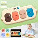 Baby Play Gym Walker Kick and Play Piano Gym Musical Tummy Time Mat for Boys Girls Infant Newborn Gifts (Panda Upgraded)