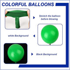 140pcs Dark Green Round Balloons Different Sizes 18 12 10 5 Inch Latex Balloons for Arch Decoration Party Balloon Kit for Graduation Birthday Party Wedding Balloon Baby Shower Decoration