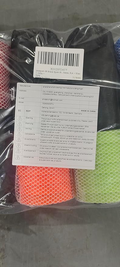 yeesport 48 Pcs Sport Stacking Cups, Sport Training Game for Challenge Competition, Plastic Stacking Cups, Classic Family Game for Kids and Adults, Red+Blue+Green+Orange