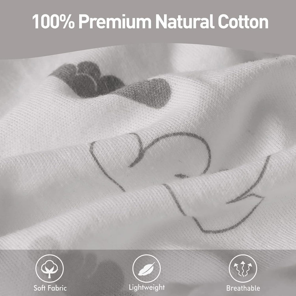 Organic Baby Swaddle Sleep Sacks, 2-Pack Swaddles for Newborns Baby Essentials, Infant 0-3 Months, 100% Cotton Soft & Snug Adjustable Wrap Nursery Swaddling Blankets Improves Sleep