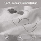 Organic Baby Swaddle Sleep Sacks, 2-Pack Swaddles for Newborns Baby Essentials, Infant 0-3 Months, 100% Cotton Soft & Snug Adjustable Wrap Nursery Swaddling Blankets Improves Sleep