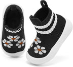 Engtoy Baby Shoes & Socks - Non-Slip Breathable Slippers with Soft Rubber Sole - Baby Boys & Girls Slip On Sneakers