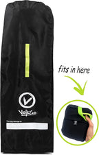 V VOLKGO Stroller Bag for Airplane, Large Cover for Airtravel, Jogger & Umbrella Stroller Cover for Travel - Fits Most Sizes, Gate Check Bag, Heavy Duty Durable Infant carrier covers for Air Travel