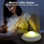 FamiSym White Noise Machine for Kids, Sound Machine Baby with 7 Starry Ambient Night Light, 28 Soothing Sounds Sleep Noise Machine Maker Ideal Gifts for Kids Adults Bedside Travel Nursery