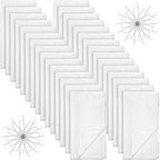 Zomiboo 30 Pack Birdseye Cotton Diapers for Babies Large 27 x 27 Inch Reusable Burp Cloths with 30 Diaper Pins for Babies Boy Girl Toddlers