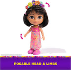 Dora, Dress Up Adventure Dora, 6-inch Doll with Removable Clothes & Accessories, Kids Toys for Girls & Boys Ages 3 and Up