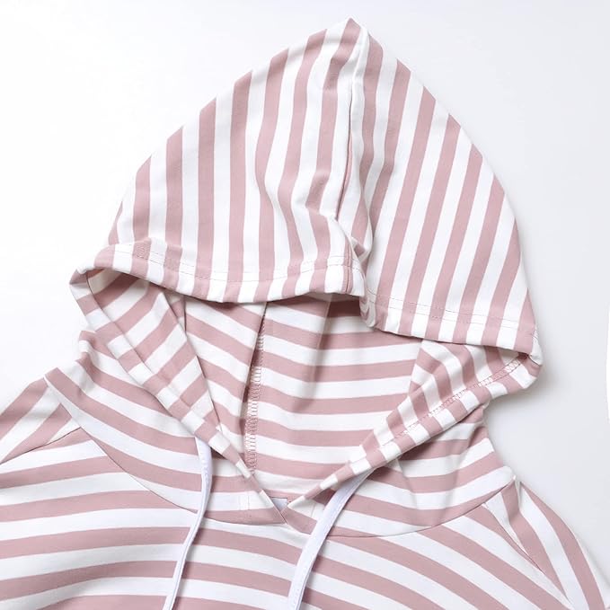 GINKANA Women's Nursing Hoodie Sweatshirt Long Sleeves Breastfeeding Maternity Tops Casual Clothes