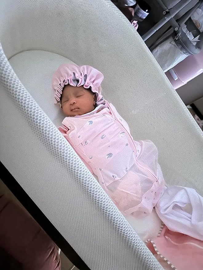 AKISS Baby Infant Newborn Toddler Satin Silk Hair Bonnet for Baby Girl Boy Sleeping Kids Cap Hat