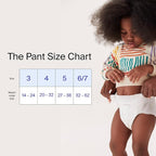 Coterie The Pant, Size 5, Refastenable Training Pants for Sensitive Skin, Hypoallergenic, Super Absorbent Overnight Leak Protection, 3T/4T (27-38 lbs) 112 Count