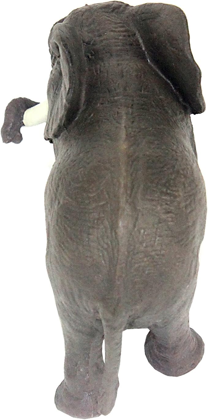 FUNSHOWCASE African Jungle Animals Female Elephant Cow Toy Figure Realistic Plastic Figurine Height 3.5-inch