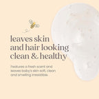 Burts Bees Baby Shampoo and Baby Wash Refill, Original, Plant-Based Formula, Tear-Free, Pediatrician-Tested, Natural Origin, Gently Cleans Sensitive Skin and Hair, 33.8 Fl Oz