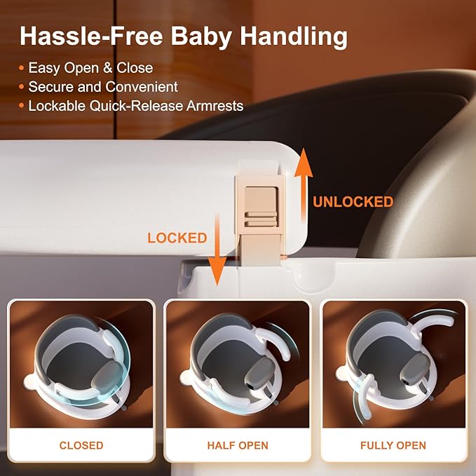 Baby Bath Seat for Babies: Non-Slip Infant Bathtub Chair with Suction Cups, Safe & Comfortable Baby Bath Support, Ideal for Sitting Up, Easy to Clean, Stable Design, Grey (6-24 Months)