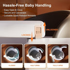 Baby Bath Seat for Babies: Non-Slip Infant Bathtub Chair with Suction Cups, Safe & Comfortable Baby Bath Support, Ideal for Sitting Up, Easy to Clean, Stable Design, Pink (6-24 Months)