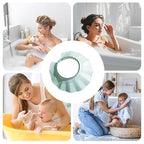 Kids Shower Visor – Splash-proof Adjustable Shampoo Protection Hat, Baby Toddler Adult Shower Cap, Bath Time Hair Shield | For Boys Girls Elderly Pregnant Disabled Keeps Water And Shampoo