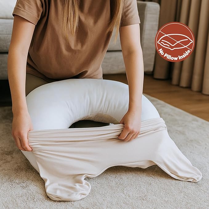 3-Pack Nursing Pillow Cover ONLY Compatible with Boppy Nursing Pillow, Soft Covers for Breastfeeding Pillows