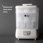 Tommee Tippee Ultimate Feeding Kit, Steridryer Electric Steam Sterilizer and Dryer, Easiwarm Baby Bottle Warmer, Ultra-Light StayPut Pacifier & 5oz Natural Start Anti Colic/Gas Baby Bottles
