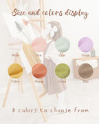 doboi 8PCS Baby Girls Hair Clips Fable Hair Bows Cotton Linen Bows for Girls Hair Accessories for Baby Toddlers Kids