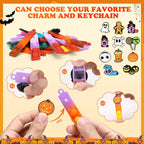 24pcs Halloween Mini Pop Fidget Toys Bulk Halloween Party Favors for Kids Pop Keychain Sensory Toys Bag Fillers Pop Toddler Birthday Carnival Treasure Classroom Prizes Stress Reliever Desk Toys
