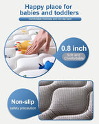 Odorless Premium Foam Baby Play Mat 75" x 59", Soft Microfiber Fabric Crawling Mat for Floor- Comfortable and Hypoallergenic, Non-Slip Cushioned Floor Playpen mat for Infants,Babies,Toddlers