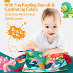 hahaland Baby Books 0-6 Months,Infant Tummy Time Toy High Contrast Sensory Toys 6 to 12 Months Touch Feel Book Baby Gifts for Boy Girl 0-3 Month Book Early Learning Toy (Single Book)