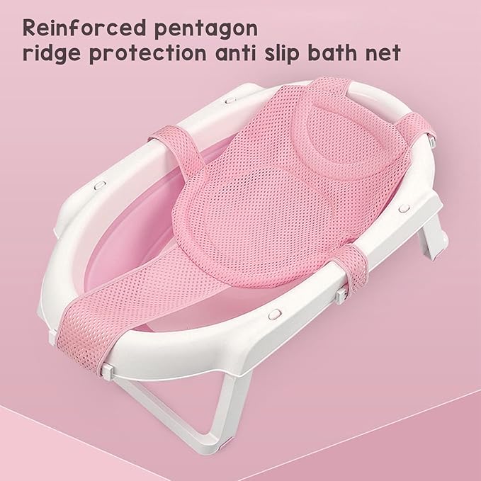 Universal Baby Bath Seat - Slip Proof and Detachable Bathtub Sling for Newborns and Infants, Sturdy Practical Bathtub Insert for Easy Bathing