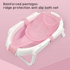 Universal Baby Bath Seat - Slip Proof and Detachable Bathtub Sling for Newborns and Infants, Sturdy Practical Bathtub Insert for Easy Bathing