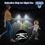 Toddler Harness Leash+ Anti Lost Wrist Link, Accmor Cute Dinosaur Kids Harness with Leash, Foldable Child Leash Baby Walking Wristband Assistant Strap Belt for Parent Boys Outdoor Activity