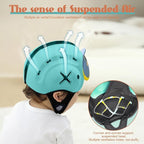 MamboBaby Safety Helmet for Crawling & Walking - Ultra Lightweight Adjustable Infant Head Protector 10-24 Months, Breathable Anti-Collision Soft Helmet with Secure Fit Design