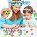SCIONE 36 Pack Soccer Party Favors for Kids 4-8 8-12 Soccer Balls Fidget Spinner Goodie Bag Stuffers Treasure Box Toys for Classroom Prizes Return Gifts for Kids Birthday Christmas Party favors