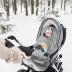 Stroller Cover for Winter, Universal Waterproof Baby Stroller Footmuff, Warm Bunting Sleeping Bag for Cold Weather(Rainbow)