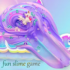 Unicorm Butter Slime kit 3 Colors,Fidget Toy,Squeezing Toys,DIY Education Art Craft Toys,Super Soft and Non Sticky,Scented,Party Favors and Birthday, in Bucket (10OZ)