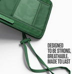 VENTURE 4TH Passport Holder Neck Wallet with RFID Blocking Nylon Lining - Hidden Neck Pouch for Travel (Sleek Army Green)