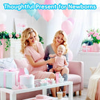 Gas and Colic Reliever for Babies, Baby Gas Colic Relief, Natural Solution for Baby Colic and Gas Relief, 100% Safe & Effective Instant Constipation Relief for Babies, 20 Count (White)