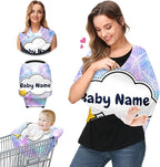 Baby Car Seat Stroller Cover Nursing Cover New Mom Breastfeeding Scarf Soft Stretchy Infant Carrier Cover Car Canopy Coverage
