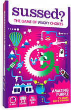 SUSSED Wacky ‘What Would You Do’ Card Game - Fun & Easy Travel Game for Girls, Boys & Tweens - Builds Kids’ Social Skills & Confidence - Purple Pack: Dragons, Space & Magic