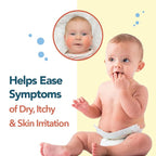 Happy Cappy Baby Shampoo and Body Wash - Eczema Body Wash for Kids & Toddlers, Helps with Dryness, Reduces Itching and Redness, Dermatologist Tested, Fragrance Free - 8 Fl Oz (Pack of 4)