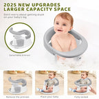 Baby Bath Seat, 2025 New Upgraded Infant/Toddler Sit Up Bathtub Seat for 6-12-24 Months, Great Shower Gifts for Newborn and New Mothers