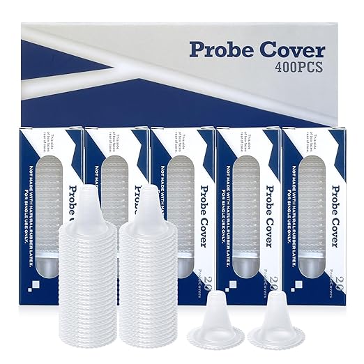 400X Ear Thermometer Probe Covers, for All Braun Thermometer Ear Covers, Lens Filters, Refill Caps,Disposable Ear Thermometer Covers (400)