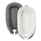 JOLLITO Baby Lounger for Baby Girls & Boys, Infant Lounger Cover, Newborn Essentials for Baby 0-12 Months, Baby Play Mat,100% Cotton Breathable, Portable Travel, Babies Essentials Gifts