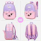 Toddler Backpack with Pink Unicorn Design, Adjustable Shoulder Straps, and Front Pocket, Perfect for Boys and Girls Aged 1-6