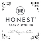 HonestBaby unisex-baby Fitted Crib Sheets Set Standard Mattress, 100% Organic Cotton Baby Boys, Girls, Neutral, 1 Pack - Blue Ticking Stripe, One Size
