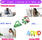 Desk-Fidget-Toys for Ferris-Wheels-Spinner: 4mins Kinetic-Metal-Spinner, Cool-Gadgets-Stuff for Kid Children Teen Adult EDC-Toy, ADHD Tools Stress Relief for Office Home School Men Woman Christmas