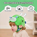 Mambobaby Baby Head Protector Baby Helmet for Crawling Walking,Safety Helmet,Extra-Thick Deep Forehead Padding, Ultra-Light, Breathable, Toddler Helmet 6-24 Months-Monster