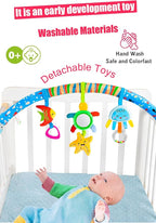 Pau1Hami1ton Baby Stroller Arch Toys, Car Seat Toys,Bouncer Toy Bar/Mobile for Bassinet,Adjustable Baby Hanging Toys Fit for Crib Bed,Stroller,Car Seat.S-19(Star)